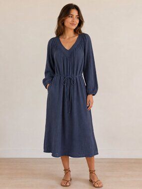Xirena Layne Cotton Gauzey Midi Dress Size XS